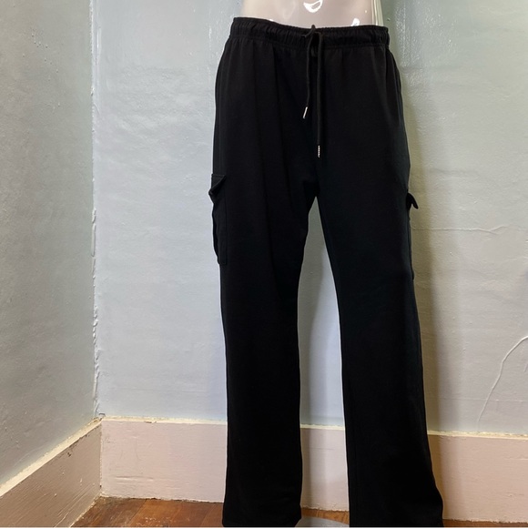 *** Agnes Urban Black Pants Cargo Pockets *** XL - Picture 1 of 8